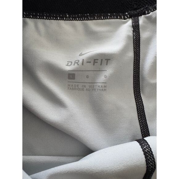 Nike Women’s Dri-FIT Compression Shorts Black Gray Graphic Size L - Picture 5 of 5